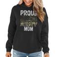 Proud Army Mom Military Soldier Camo Us Flag Camouflage Mom Gift For Womens Women Hoodie