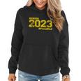 Proud Dad Of 2023 Senior Gift Class Of 2023 Proud Dad Gift Gold Gift Women Hoodie