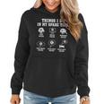 Things I Do In My Spare Time Soccer Funny Soccer Player Women Hoodie