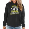 This Sister Loves Football Yellow Variant Women Hoodie
