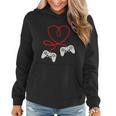Video Gamer Valentines Day Tshirt With Controllers Heart Women Hoodie