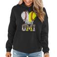 Womens Ball Omi Heart Baseball Softball Mothers Day Women Hoodie Womens Ball Omi Heart Baseball Softball Mothers Day Women Hoodie