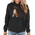 Womens Boxers Are A Girls Best Friend Funny Dog Boxer Mom Women Hoodie