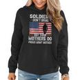 Womens Funny Soldiers Dont Brag Proud Army Mother Mom Military Son Women Hoodie