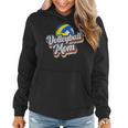 Womens Retro Volleyball Mom Funny Vintage Softball Mom Mothers Day Women Hoodie