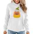 Funny Halloween Candy Corn Pumpkin Women Hoodie