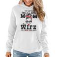God Gifted Me Two Titles Mom And Wife And I Rock Them Both Women Hoodie