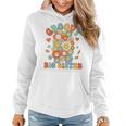 Retro Groovy Big Sister Groovy Birthday Matching Family Women Hoodie