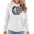 Womens Husband Daddy Protector Hero Lion Fathers Day Daddy Women Hoodie