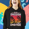 0 Emission 100 Emotion Anti E-Bike Fahrradfahrer Frauen Hoodie Geschenke für Sie