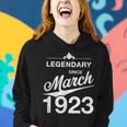 100 Geburtstag 100 Jahre Alt Legendär Seit März 1923 V4 Frauen Hoodie Geschenke für Sie