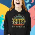 10Th Birthday Gifts Made In February 2013 Limited Edition V2 Women Hoodie Gifts for Her