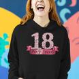 18Th Birthday Party Squad I Pink Group Photo Decor Outfit Gift For Womens Women Hoodie Gifts for Her