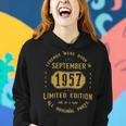 1957 September Birthday Gift  1957 September Limited Edition Women Hoodie Graphic Print Hooded Sweatshirt Gifts for Her