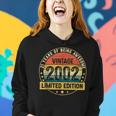 21 Year Old Gifts Made In 2002 Vintage 21St Birthday Retro Women Hoodie Gifts for Her