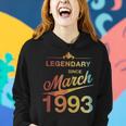 30 Geburtstag 30 Jahre Alt Legendär Seit März 1993 V8 Frauen Hoodie Geschenke für Sie