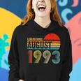30 Years Old Retro Birthday Gifts Legend Since August 1993 V2 Women Hoodie Gifts for Her