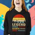 30 Years Old Retro Birthday Gifts Legend Since March 1993 V2 Women Hoodie Gifts for Her