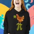 420 Weed Chicken Pot Pi Day Pie Pun Cannabis Leaf Gift Women Hoodie Gifts for Her
