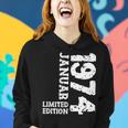 49 Geburtstag Frauen Männer Limited Edition Januar 1974 Frauen Hoodie Geschenke für Sie