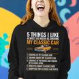 5 Things I Like Classic Car Enthusiast Old Car Lover Guy Women Hoodie Gifts for Her