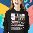 5 Things You Should Know About My Daughter Autism Awareness Women Hoodie Gifts for Her