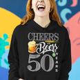 50Th Birthday Shirt Cheers And Beers To 50 Years Women Hoodie Gifts for Her