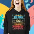 60 Years Old Vintage 1963 Man Myth Legend 60Th Birthday Women Hoodie Gifts for Her