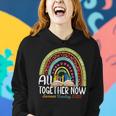 All Together Now Summer Reading 2023 Rainbow Hand Book Lover Women Hoodie Gifts for Her