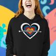 Archery Mom Target Heart - Usa Archery Women Hoodie Gifts for Her