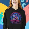 Autism Awareness Be Kind Leopard Rainbow Choose Kindness Women Hoodie Gifts for Her