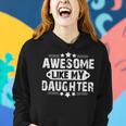 Awesome Like My Daughter Fathers Day 2023 Dad And Daughters Women Hoodie Gifts for Her