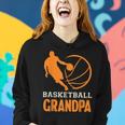 Basketball Opa Schwarzes Hoodie mit Spielergrafik Geschenke für Sie