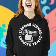 Bass Guitar Slapping Strings Knowing Things For Bassist Women Hoodie Gifts for Her
