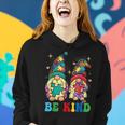Be Kind Autism Gnomes Sunflower Autism Awareness Month 2023 Women Hoodie Gifts for Her
