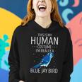 Blauhäher Menschliches Kostüm Hoodie, Stellers Jay Tierisches Design Geschenke für Sie