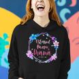Blessed To Be Called Mom And Mormor Cute Colorful Floral Women Hoodie Gifts for Her