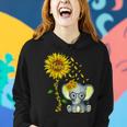 Blessed To Be Called Nana Sunflower Elephant Mothers Day Women Hoodie Gifts for Her