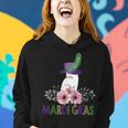 Cat Mom Meow Kitten 2021 New Orleans Mardi Gras Party Women Hoodie Gifts for Her
