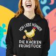 Chicken Spruch Bäuerin Bauern Huhn Henne Hahn Hühner Frauen Hoodie Geschenke für Sie