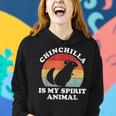 Chinchilla Ist Mein Geistertier Süßer Tierliebhaber Frauen Hoodie Geschenke für Sie