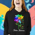 Choose Kind Autism Awareness Month Women Sunflower Mom Women Hoodie Gifts for Her