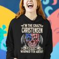 Christensen Name Gift Im The Crazy Christensen Women Hoodie Gifts for Her