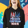 Coast Guard Mom Usa Flag Military Mothers Day Women Hoodie Gifts for Her
