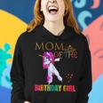 Cute Mom Of Birthday Girl Dabbing Unicorn Party Shirt Idea Women Hoodie Gifts for Her