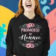 Cute Promoted To Nonnie Est2020 Mother Day New Grandma Gift Women Hoodie Gifts for Her