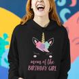 Cute Unicorn Mom Shirt Mom Of The Birthday Girl V2 Women Hoodie Gifts for Her