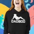 Dad Bod Funny Dadbod Silhouette With Beer Gut Women Hoodie Gifts for Her