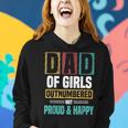 Dad Of Girls Outnumbered Vintage Father Daughter Match Gift For Mens Women Hoodie Gifts for Her