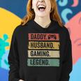 Daddy Ehemann Gaming Legende Vintage Video Gamer Papa Vater Frauen Hoodie Geschenke für Sie